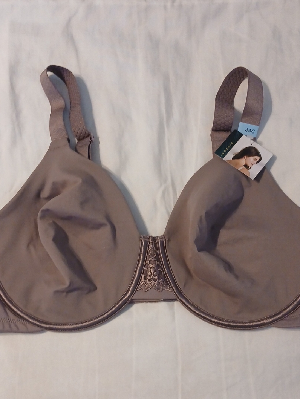 Vanity Fair "Taupe" Full-Figure Bra in Size 44C (NWT)